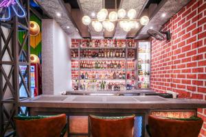 Lounge nebo bar v ubytování Treebo A1 Residency, Hingna T Point