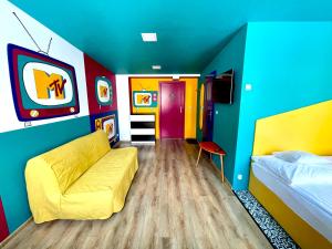 Posteľ alebo postele v izbe v ubytovaní Good Times House