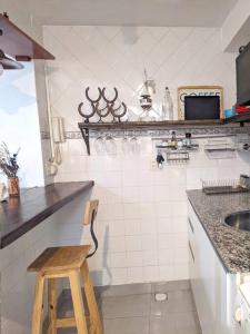 Køkken eller tekøkken på Depto en Villa del Parque centro