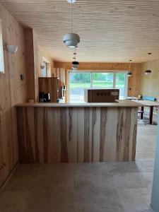 Kuchyň nebo kuchyňský kout v ubytování B&B Zirbenduft