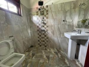 Koupelna v ubytování Su Yu villa