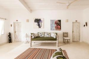 Istumisnurk majutusasutuses Chris House solo camere
