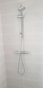 a shower with a shower head in a bathroom at La Perséide - Maison neuve 900 m plage in Notre-Dame-de-Monts +31 photos