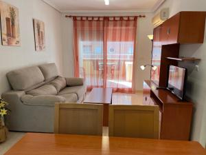 Ein Sitzbereich in der Unterkunft ACV - Costa Caribe II-2ª Linea Planta 4 Sur