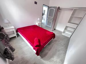 Voodi või voodid majutusasutuse Élégant Appartement T3 Châtaigne : Spacieux toas