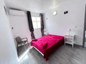 Voodi või voodid majutusasutuse Élégant Appartement T3 Châtaigne : Spacieux toas