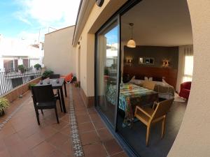 Balkón nebo terasa v ubytování Sitges Apartment