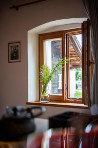 Posezení v ubytování Ferienhaus am Park