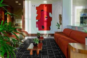 Posezení v ubytování Hotel Luzeiros São Luis