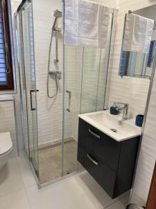 Koupelna v ubytování WierchoHouse - domek z jacuzzi