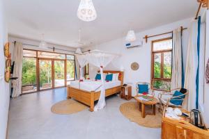 Giường trong phòng chung tại Kasha Boutique Hotel