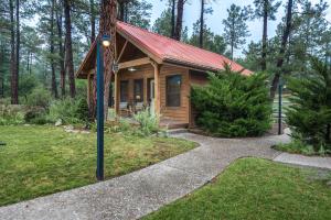 Zahrada ubytování Shadow Mountain Lodge and Cabins