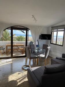 Χώρος καθιστικού στο Tiki Apartment Audrey