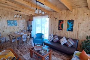 Χώρος καθιστικού στο Casa para desconectarte.