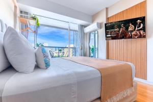 Modern&New Apartment in Palermo - by BueRentals客房内的一张或多张床位