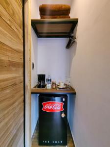 Kuchyň nebo kuchyňský kout v ubytování Habitacion Deluxe 2 con Jacuzzi a 20 mt del parque