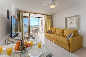 TV a/nebo společenská místnost v ubytování Comfortable apartment in Viña del Mar