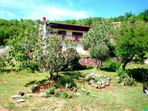 A garden outside Apartments with a parking space Bunica, Senj - 22142