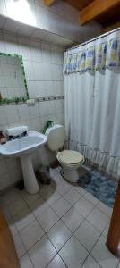 Koupelna v ubytování Patagonia home + 7 fotografií