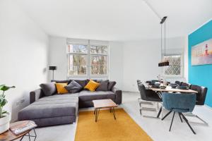 Posezení v ubytování MARLEI 6 Apartment mit 3 Schlafzimmern, gemütlichen Wohnbereich, mit 2 WCs