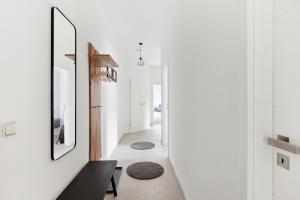 Postel nebo postele na pokoji v ubytování MARLEI 6 Apartment mit 3 Schlafzimmern, gemütlichen Wohnbereich, mit 2 WCs