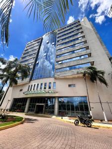 Das Gebäude in dem sich das Aparthotel befindet