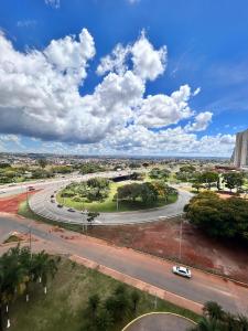 a city street with cars on a road at 705. Flat hotel Go Inn in Brasília