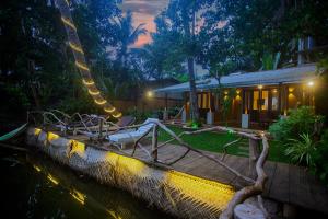 Aed väljaspool majutusasutust Aki Luna Lagoon Resort Hikkaduwa