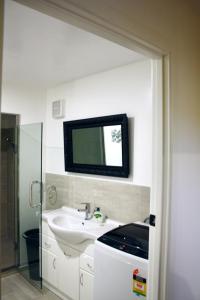 Koupelna v ubytování Melrose Down Under