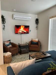 Posezení v ubytování KarKens Container Home