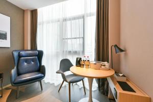 Posezení v ubytování Atour Hotel Wangjing SOHO