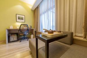 Posezení v ubytování Atour Hotel Xujiahui Meiying
