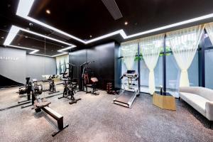 Fitness centrum a/nebo fitness zařízení v ubytování Atour Hotel Shenzhen Guangming New City