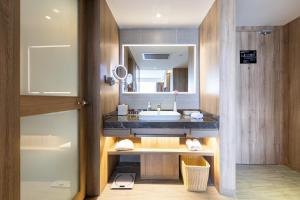 Ένα μπάνιο στο Atour Hotel Huizhou Huiyang High-speed Railway Station