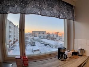 Το Kaupunkikoti Apartments 2-room C50 τον χειμώνα