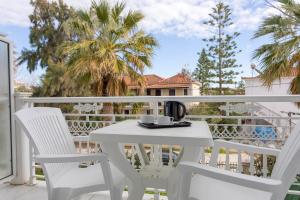 Balkón nebo terasa v ubytování Laganas Holidays Hotel