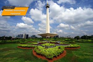 Kebun di luar simple & stylish studio in central Jakarta, SCBD