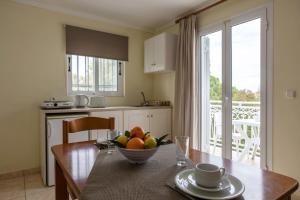 Kuchyň nebo kuchyňský kout v ubytování Laganas Holidays Hotel
