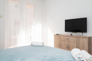 TV a/nebo společenská místnost v ubytování Apartments Matic Vodice