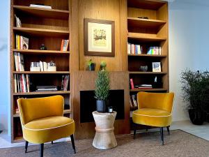 Knihovna v bed and breakfast