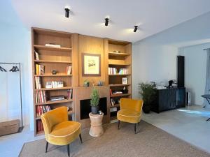 Knihovna v bed and breakfast