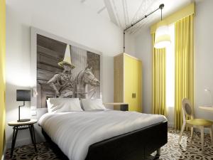 Postel nebo postele na pokoji v ubytování ibis Styles Glasgow Centre George Square