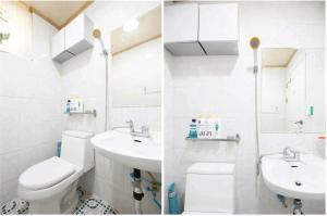 Koupelna v ubytování Riahouse KINTEX 1min 2room