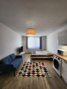 Kuchyň nebo kuchyňský kout v ubytování Apartmány Česká Třebová