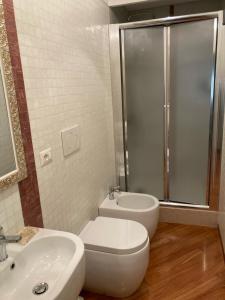 Koupelna v ubytování B&B Ai Due Santi