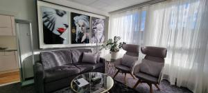 Posezení v ubytování Sluníčkový apartmán A9 v Chomutově