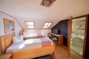 Postel nebo postele na pokoji v ubytování Chalet Sonne Vandans