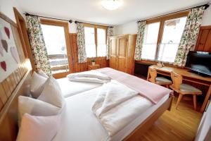 Postel nebo postele na pokoji v ubytování Chalet Sonne Vandans