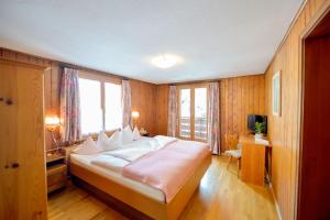 Postel nebo postele na pokoji v ubytování Chalet Sonne Vandans