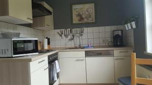 Dapur atau dapur kecil di Fewo An der alten Stadtmauer +38 gambar